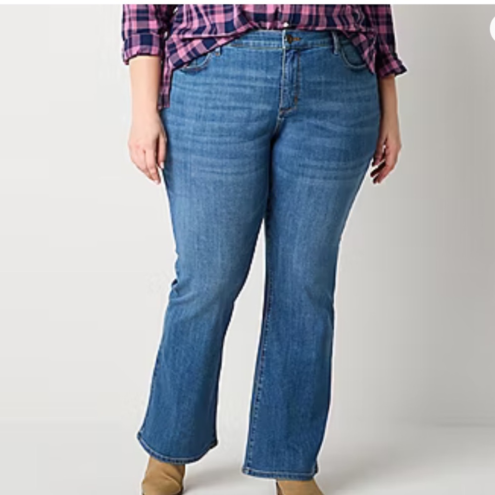 St. John's Bay stretchboot jeans size 14S